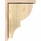 Ekena Millwork Ridgewood Rough Sawn Corbel w/Backplate, Douglas Fir, 6"W x 12"D x 16"H COR06X12X16RID01RDF - alternate 2